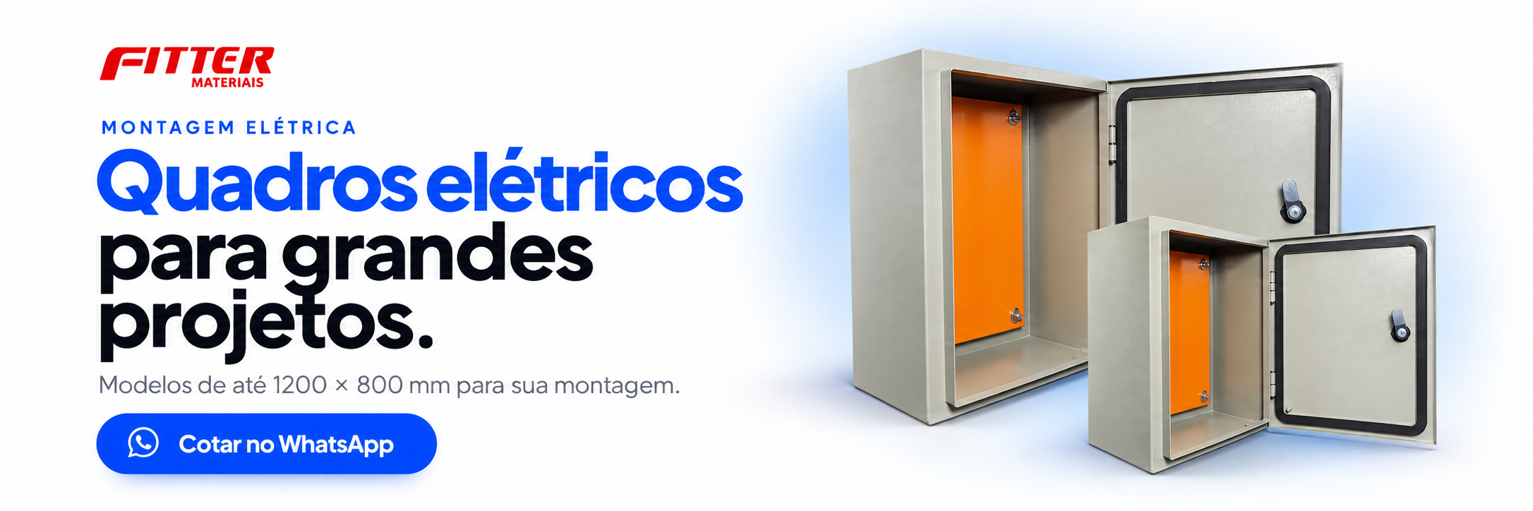 Quadros elétricos para grandes projetos - Fitter Materiais