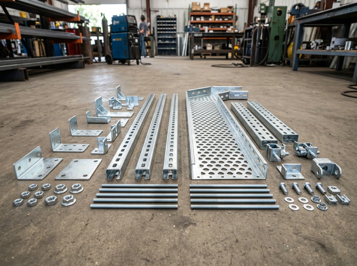 Perfilados em aço galvanizado e eletrocalhas Fitter Materiais Betim